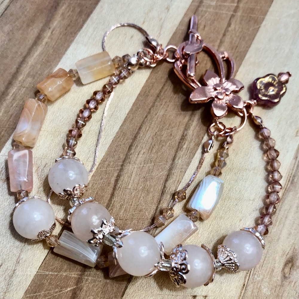 Beautiful Semiprecious gemstone bracelet